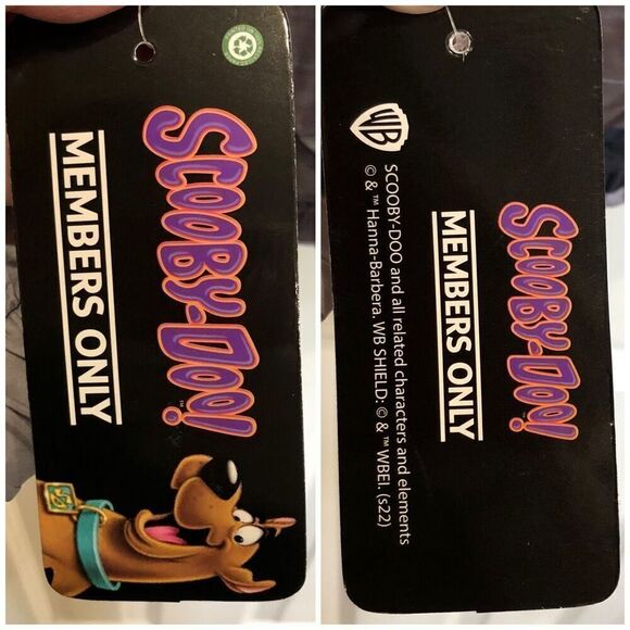 MEMBERS ONLY -M Sz M - NWT Scooby Doo & Shaggy Full-Zip Hooded Windbreaker/Black - Picture 15 of 16